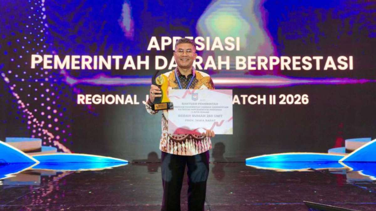 Jawa Barat Terbaik I Implementasi Program 3 Juta Rumah, Raih Stimulan Bedah 300 Hunian
